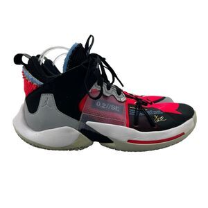 Nike Jordan Why Not Zer0.2 SE Sneakers Youth Boys 7Y Red Black Basketball Shoes